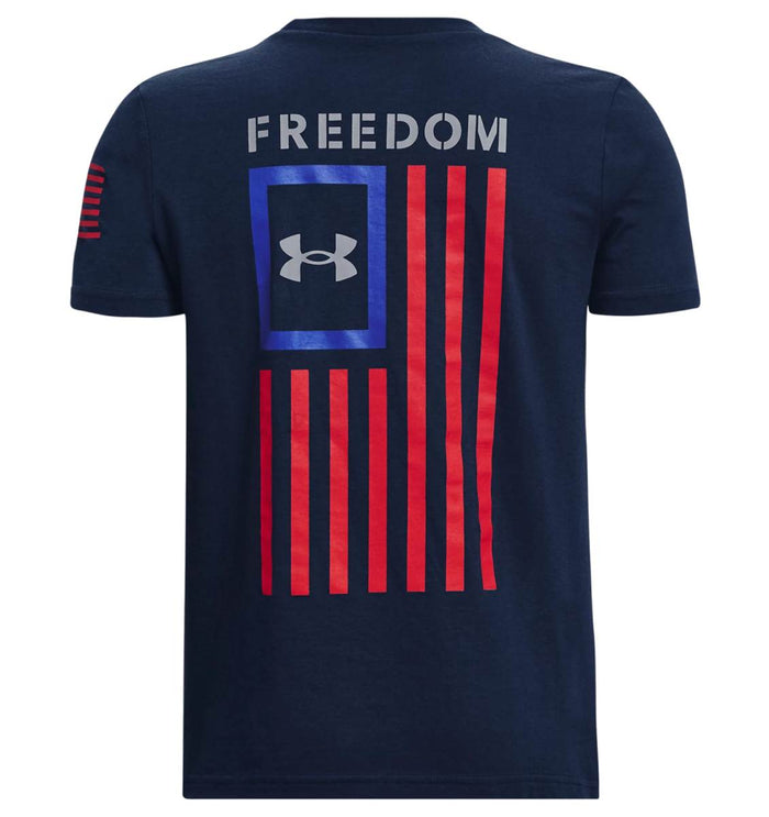 Under Armour Boys' UA Freedom Flag T-Shirt|1370823408YS,1370823408YM,1370823408YL,1370823408YXL