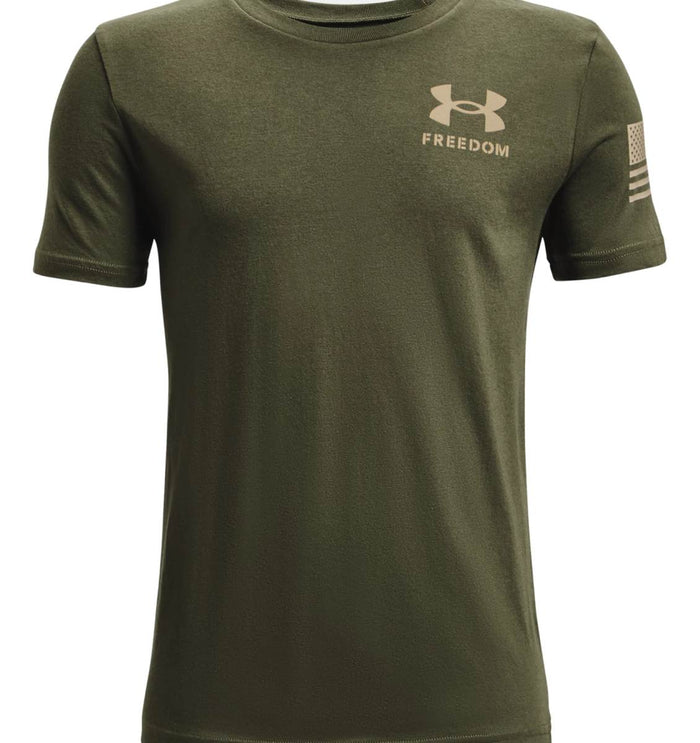 Under Armour Boys' UA Freedom Flag T-Shirt|1370823390YS,1370823390YM,1370823390YL,1370823390YXL