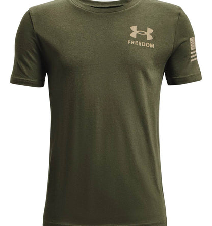 Under Armour Boys' UA Freedom Flag T-Shirt|1370823390YS,1370823390YM,1370823390YL,1370823390YXL