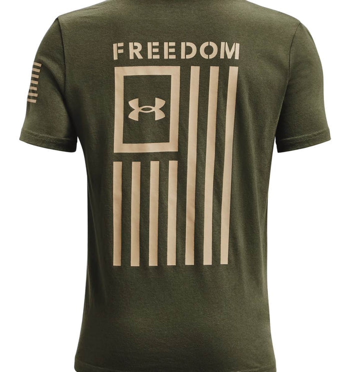Under Armour Boys' UA Freedom Flag T-Shirt|1370823390YS,1370823390YM,1370823390YL,1370823390YXL