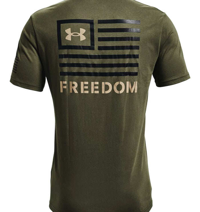 Under Armour Men's UA Freedom Banner T-Shirt|1370818390SM,1370818390MD,1370818390LG