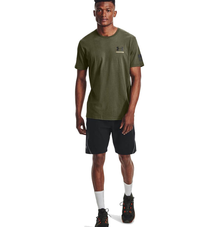 Under Armour Men's UA Freedom Banner T-Shirt|1370818390SM,1370818390MD,1370818390LG