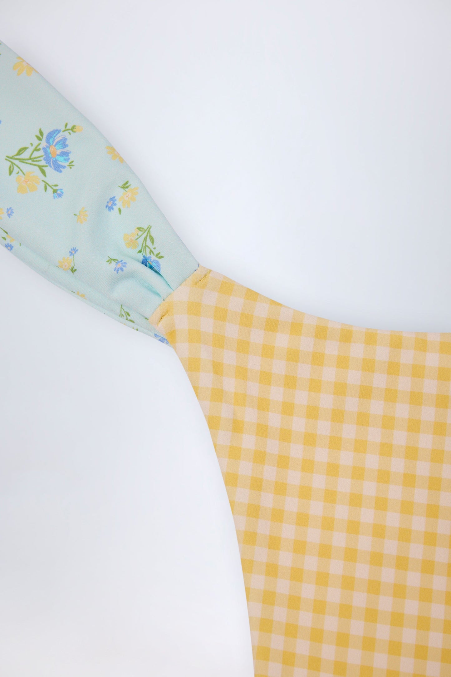 Cheeky Bikini Bottoms in Yellow Gingham