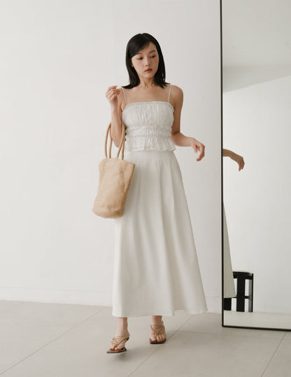 Willow Maxi Skirt in White