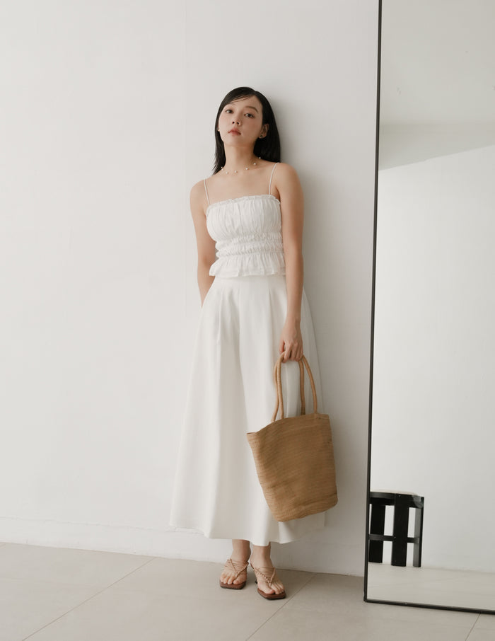 Willow Maxi Skirt in White