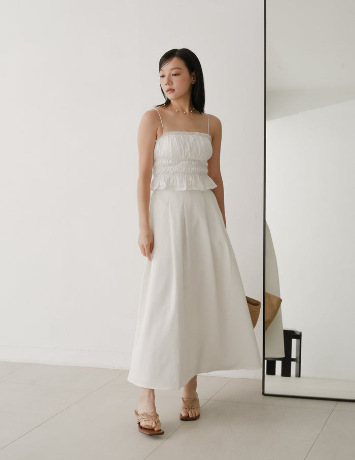 Willow Maxi Skirt in White