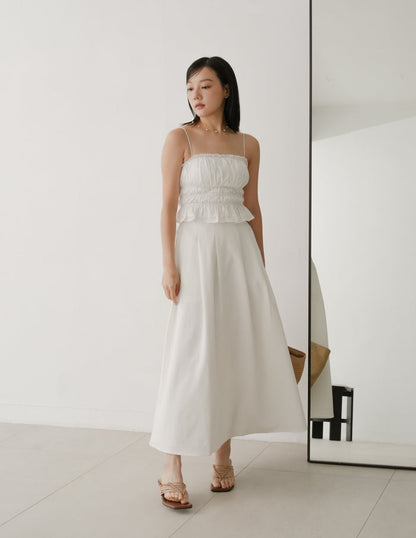 Willow Maxi Skirt in White