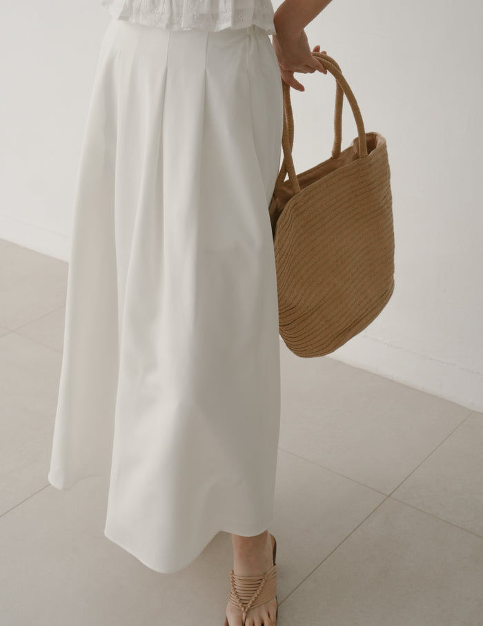 Willow Maxi Skirt in White